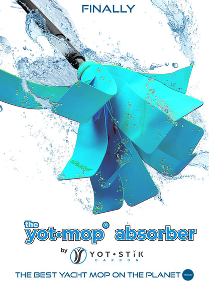 The new Yot Mop Absorber your favorite chamois material sourced from the folks that make the Absorber hand chamois towel we all know & love.