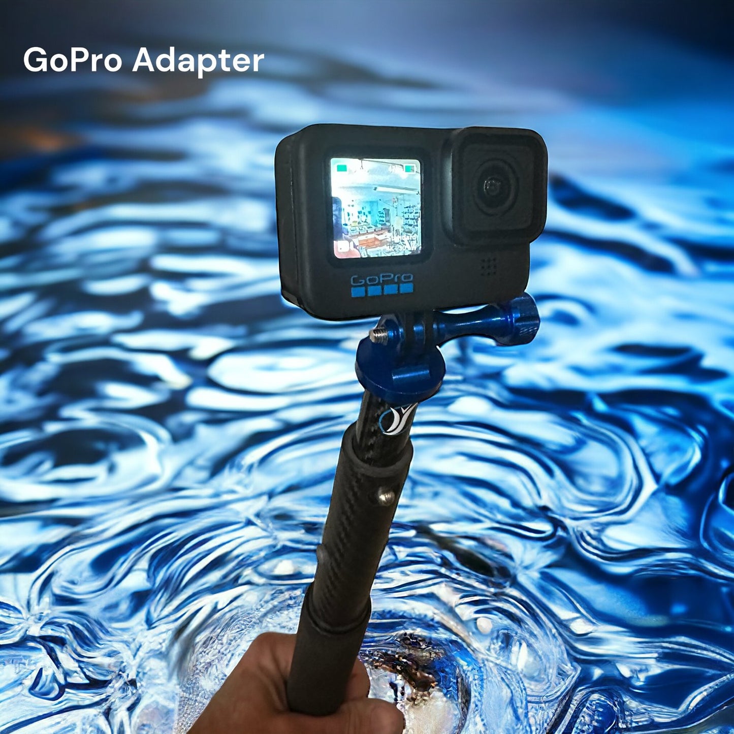 Our new adapter, gives you seamless GoPro integration to your Yot•Stik. Of course we’ve bumped it up a notch by doing it in 3k Carbon Fiber.