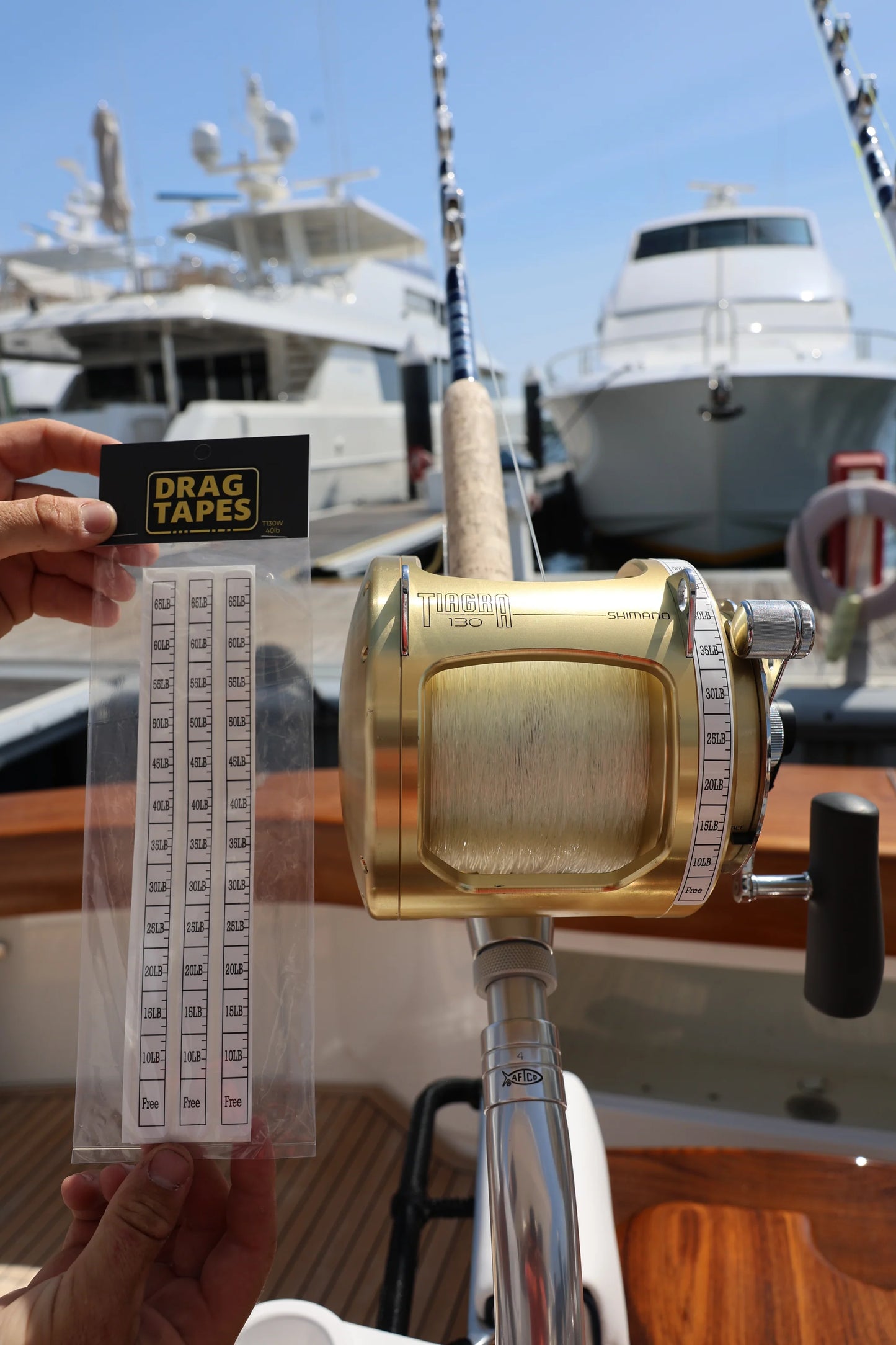 Tiagra 130W Drag Tape 6 Pack