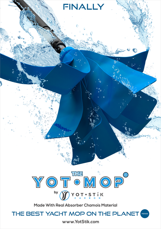 The new Yot Mop Absorber your favorite chamois material sourced from the folks that make the Absorber hand chamois towel we all know & love.