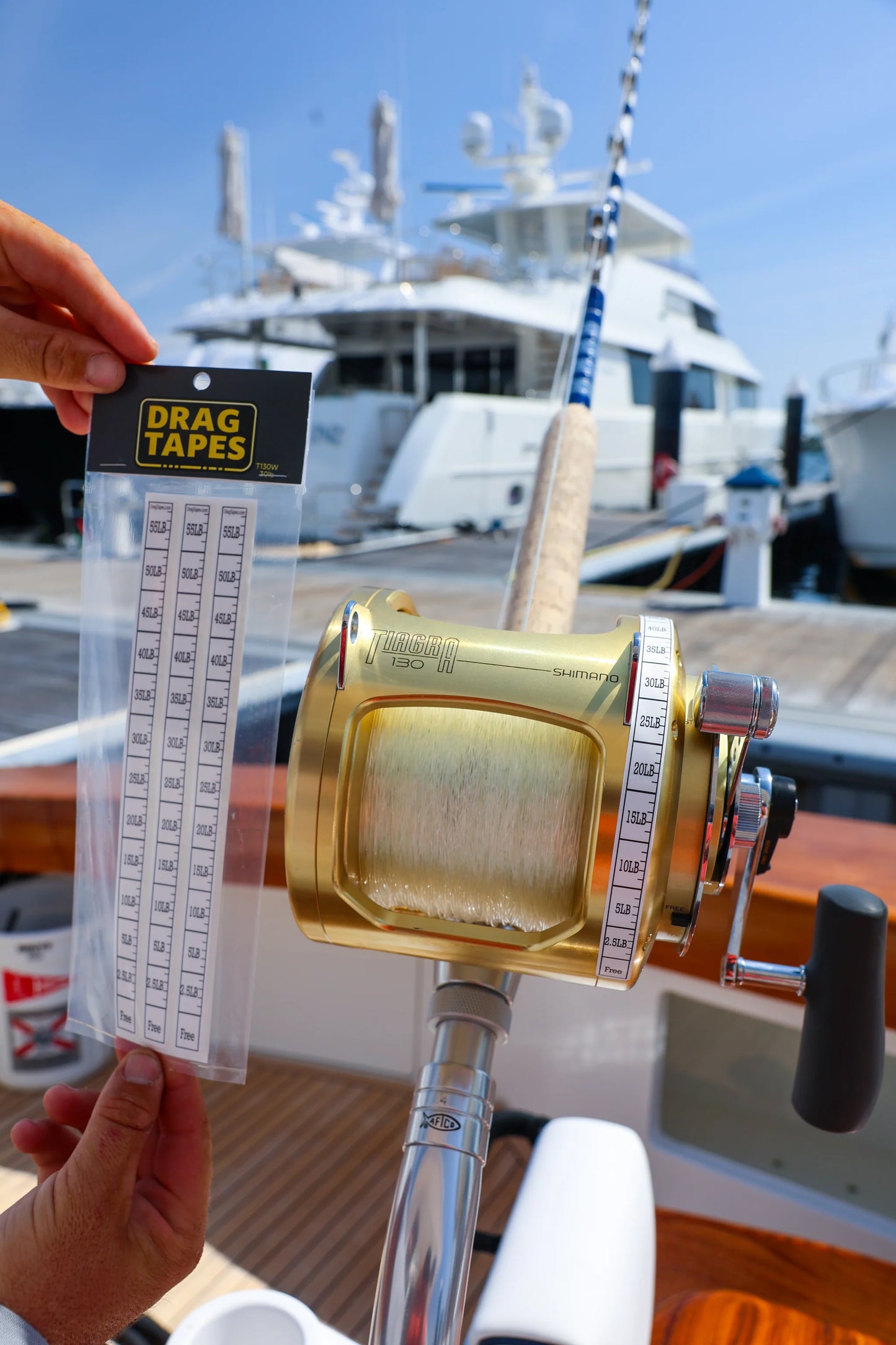 Tiagra 130W Drag Tape 6 Pack